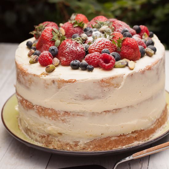 Pistachio and Lime Cake