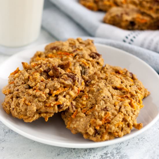 Carrot Cake Breakfast Cookies