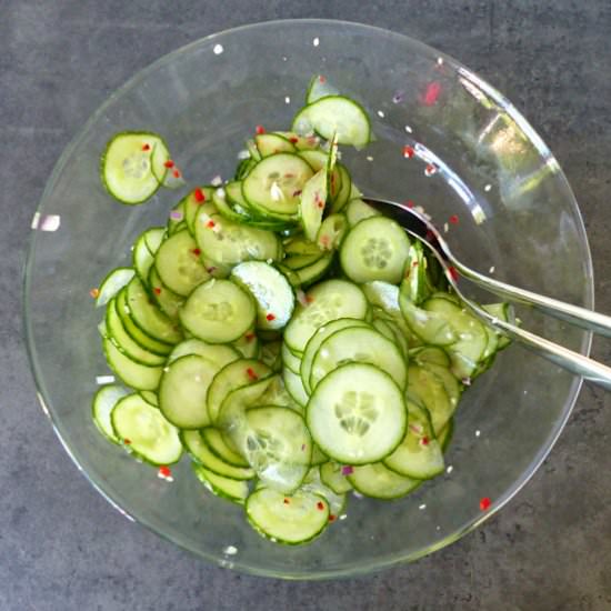 Oriental Cucumber Salad