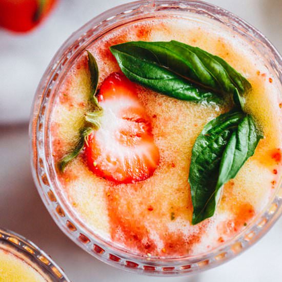 Strawberry Peach Slushies