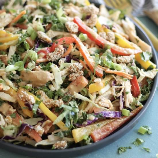 Asian Slaw with Cashew Dressing