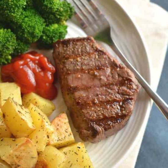 Steak & Garlic Potato Meal Prep