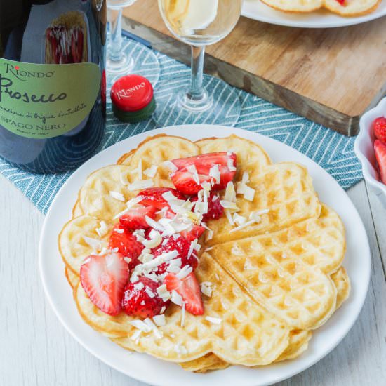 Prosecco Waffles