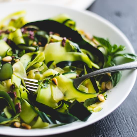 Sautéed Zucchini Noodles