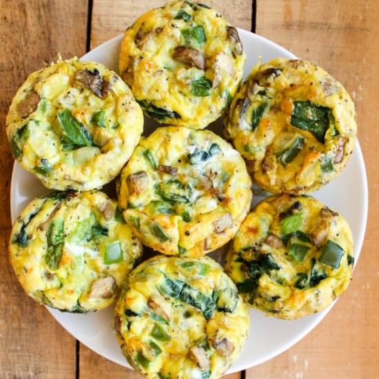 Asiago Egg Muffins