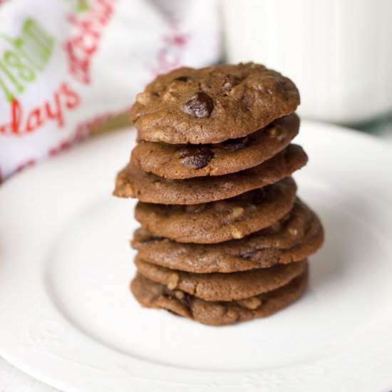 Chocolate Walnut Soft Batch Cookies