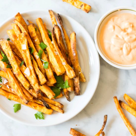 Sweet n Spicy Sweet Potato Fries