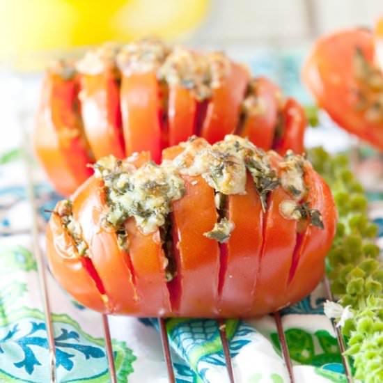 Pesto Stuffed Tomatoes