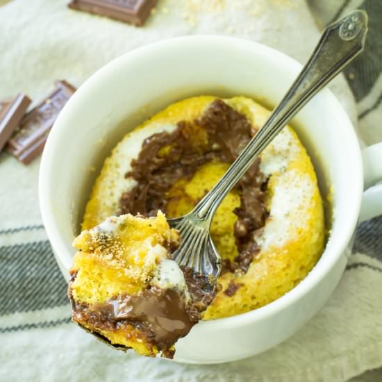 Gluten Free S’mores Mug Cake