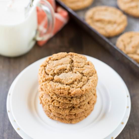 Flourless Peanut Butter Cookies
