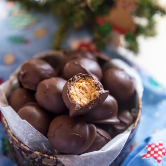 No Bake Peanut Butter Balls