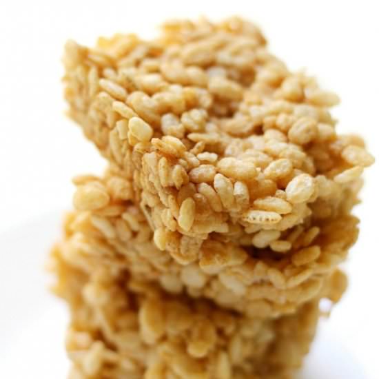 GF/V Rice Krispie Treats (SF/AF)