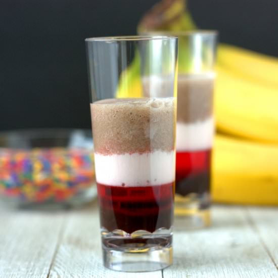 Banana Split Layer Drink