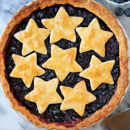 Homemade Blueberry Pie