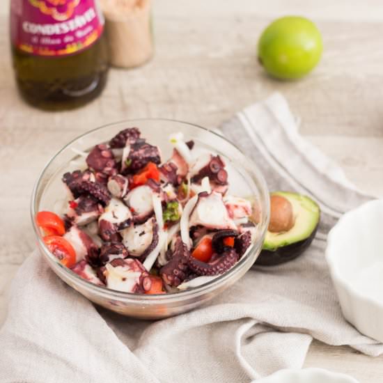 Spicy Octopus with Vinaigrette