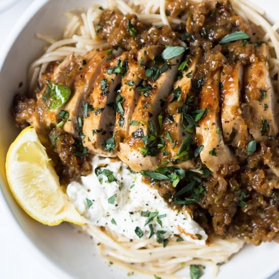30-Minute Tarragon Chicken Pasta