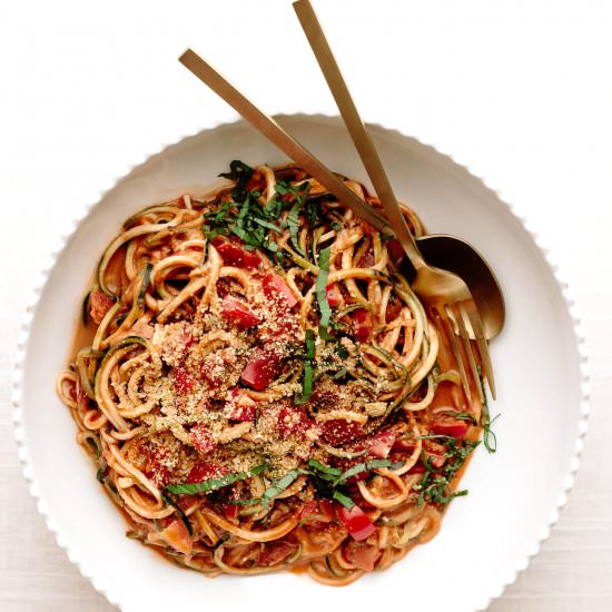 Favorite 15-Minute Zoodles Marinara