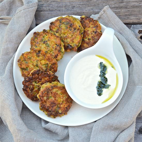 Three-Cauliflower Fritters