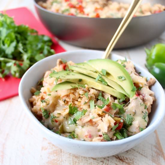 Turkey Taco Rice Skillet
