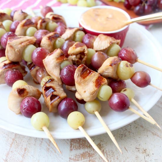 PB&J Chicken Skewers