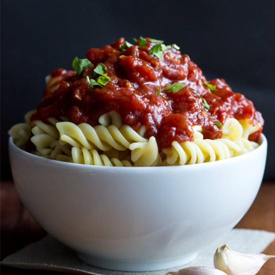 Auntie Cathy’s Tomato Pasta Sauce