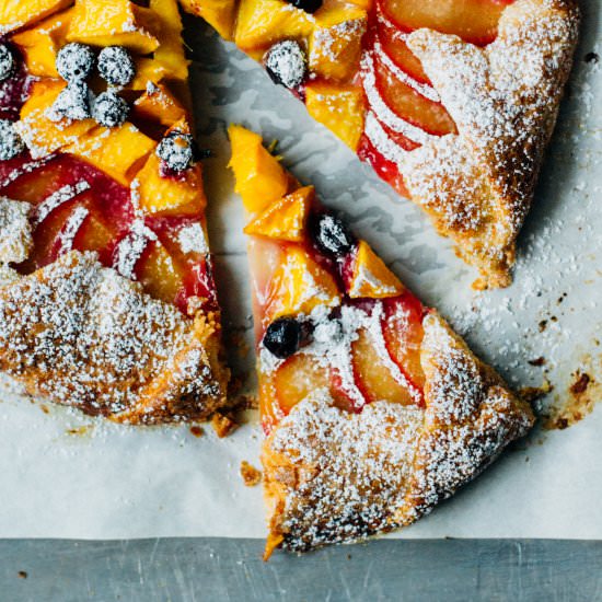 Mango Plum Galette