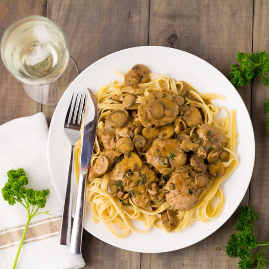 Pork Marsala