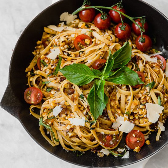 Summer Brown Butter Pasta