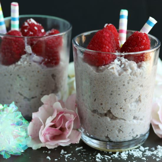 Fermented Berry Chia Pudding
