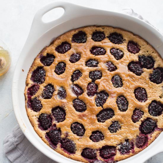 Blackberry Honey Clafoutis