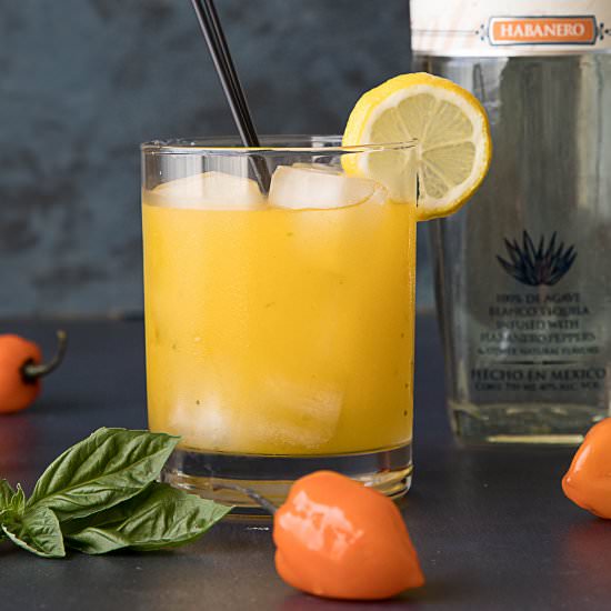 A Fiery Mango-Habanero Cocktail