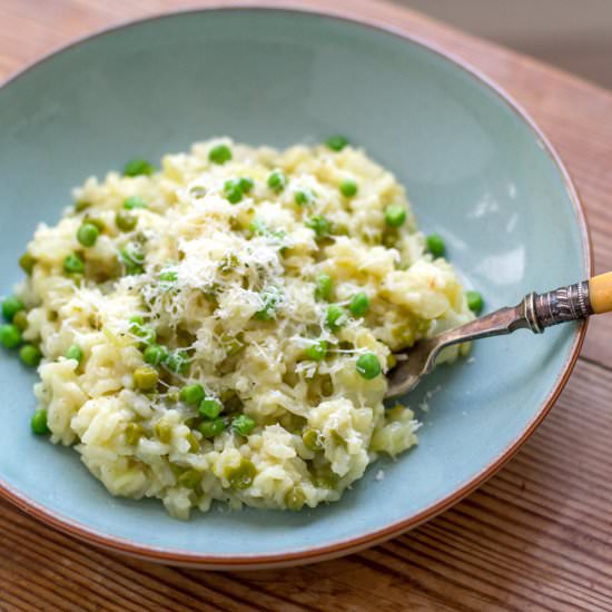 Pea & Celery Risotto (Instant Pot)