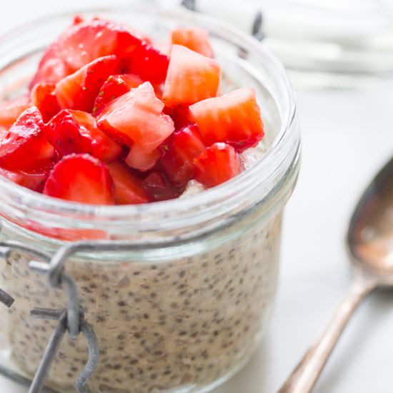 Best Chia Pudding – PB&J Inspired