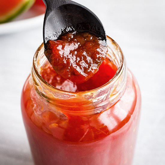 Easy Freezer Watermelon Jam