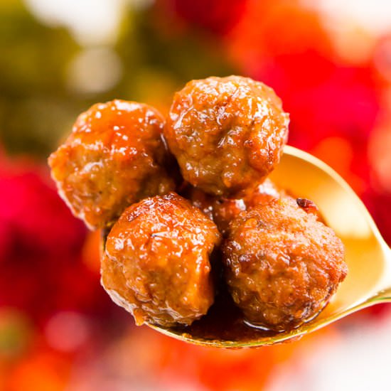 Apple Cocktail Meatballs