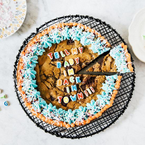 Chocolate Chip Cookie Cake