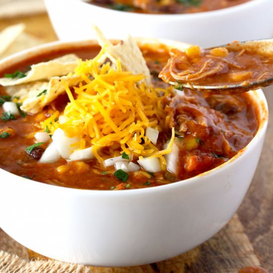 Chicken Enchilada Soup