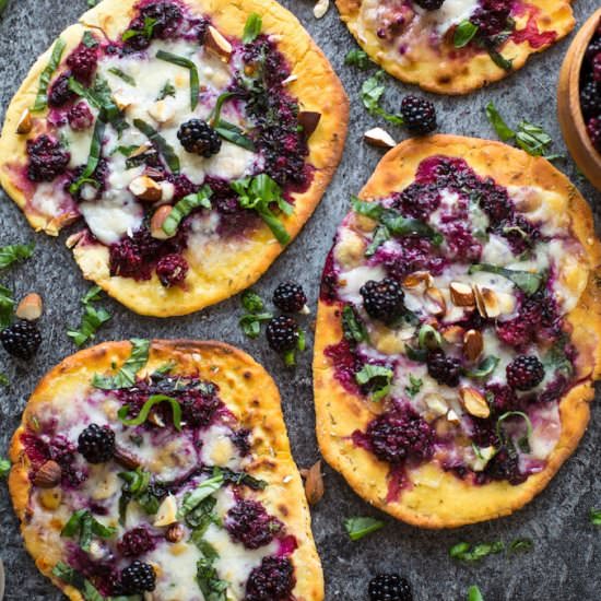Blackberry Flatbread Pizza