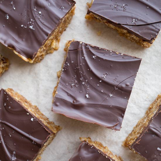 Peanut Butter Maple Scotcheroos