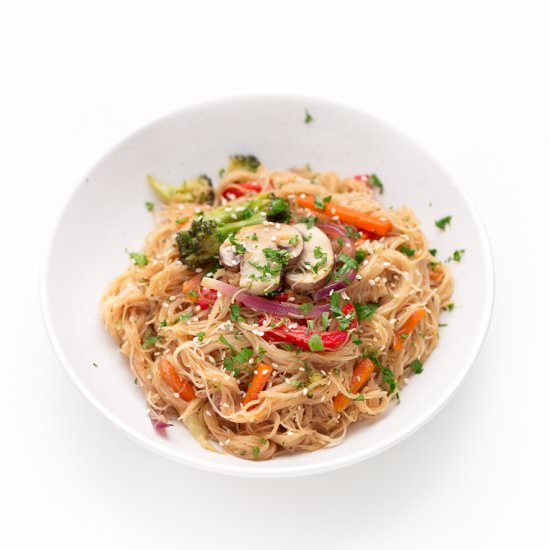Simple Vegan Lo Mein