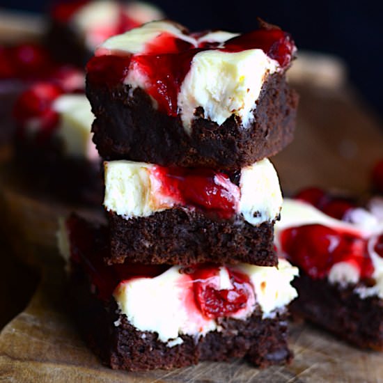 Cherry Cheesecake Brownies
