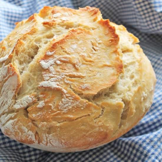 Crusty Bread (Baked in a Bowl)