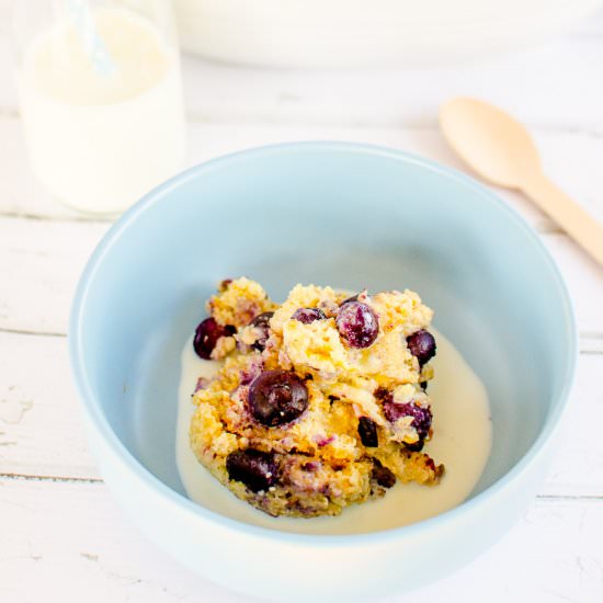 Blueberry Banana Baked Breakfast Oatmeal