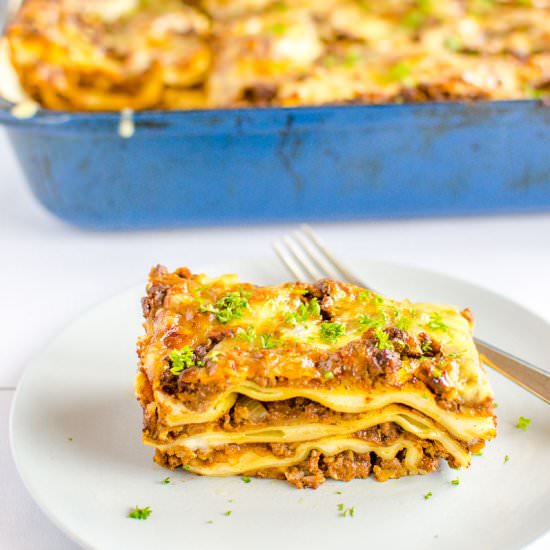 Hidden Vegetable Lasagne