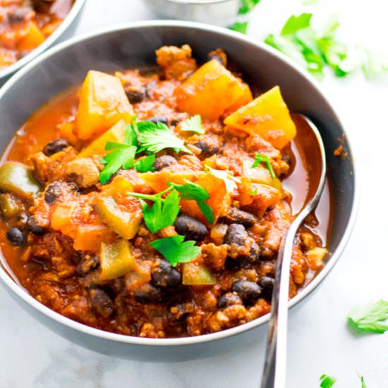 Tasty Butternut Squash Chili