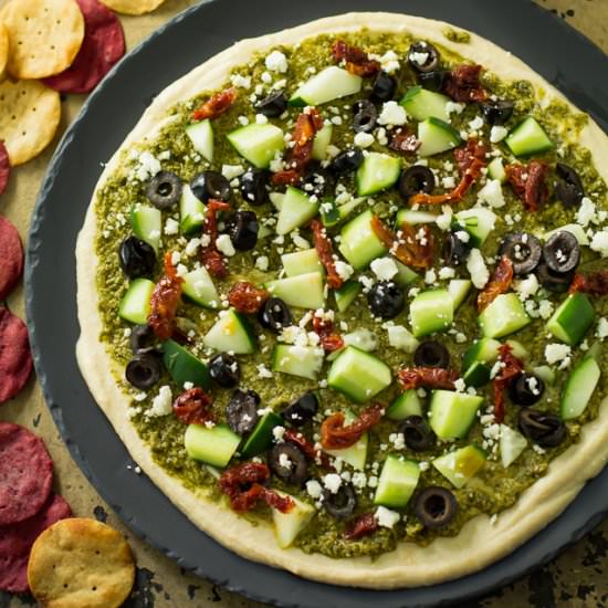 Easy Mediterranean Layer Dip
