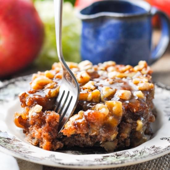 Apple Walnut Cake