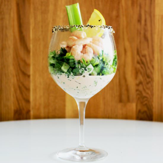 Bloody Mary Prawn Cocktail