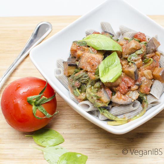 Fried Aubergine Low-FODMAPs