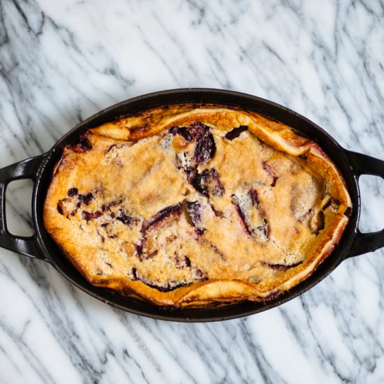 French Plum Clafoutis